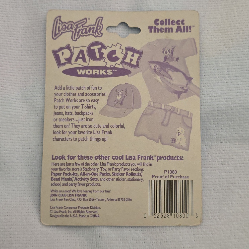 Lisa Frank Patch Works Hunter Baby Leopard Iron On Patch - Picture 2 of 2